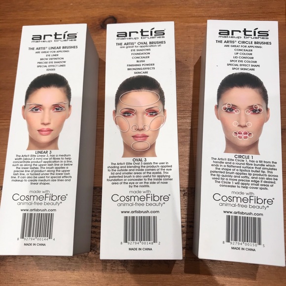 New Artís Elite Collection Smoke Makeup Brushes - Picture 2 of 5